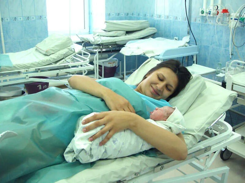 лежала в роддоме