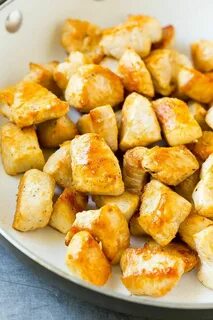 Курица кубиками