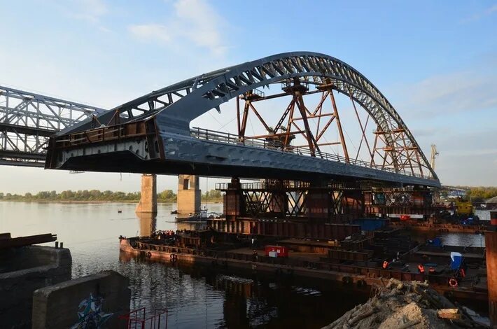 Окно по замене 109-метрового пролёта ж.д. моста через р. Свирь. ч 3, заключитель