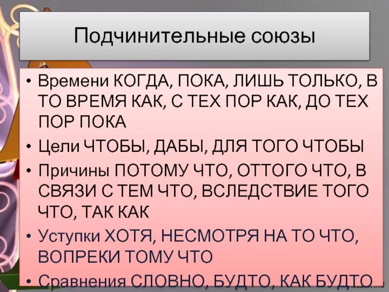 Союзная подчинительная связь это. Союзы времени. Подчинительные Союзы времени. То подчинительные Союзы. Только подчинительный Союз.