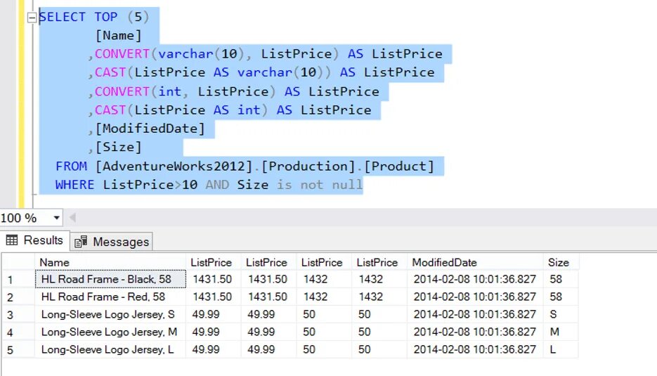 Cast convert SQL. Функция Cast SQL. Функция convert в SQL. Convert INT MSSQL.