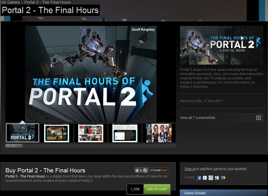 Portal final. Portal 2 - the Final hours. Купить Portal 2 - the Final hours. Цифровая книга Portal 2 the Final hours. Final hours 2.