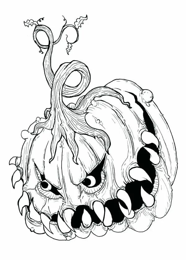Страшная раскраска для детей распечатать Printable Coloring Pages Coloring pages, Bear coloring pages, Printable adult co