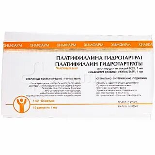 Платифиллин с папаверином таблетки инструкция по применению