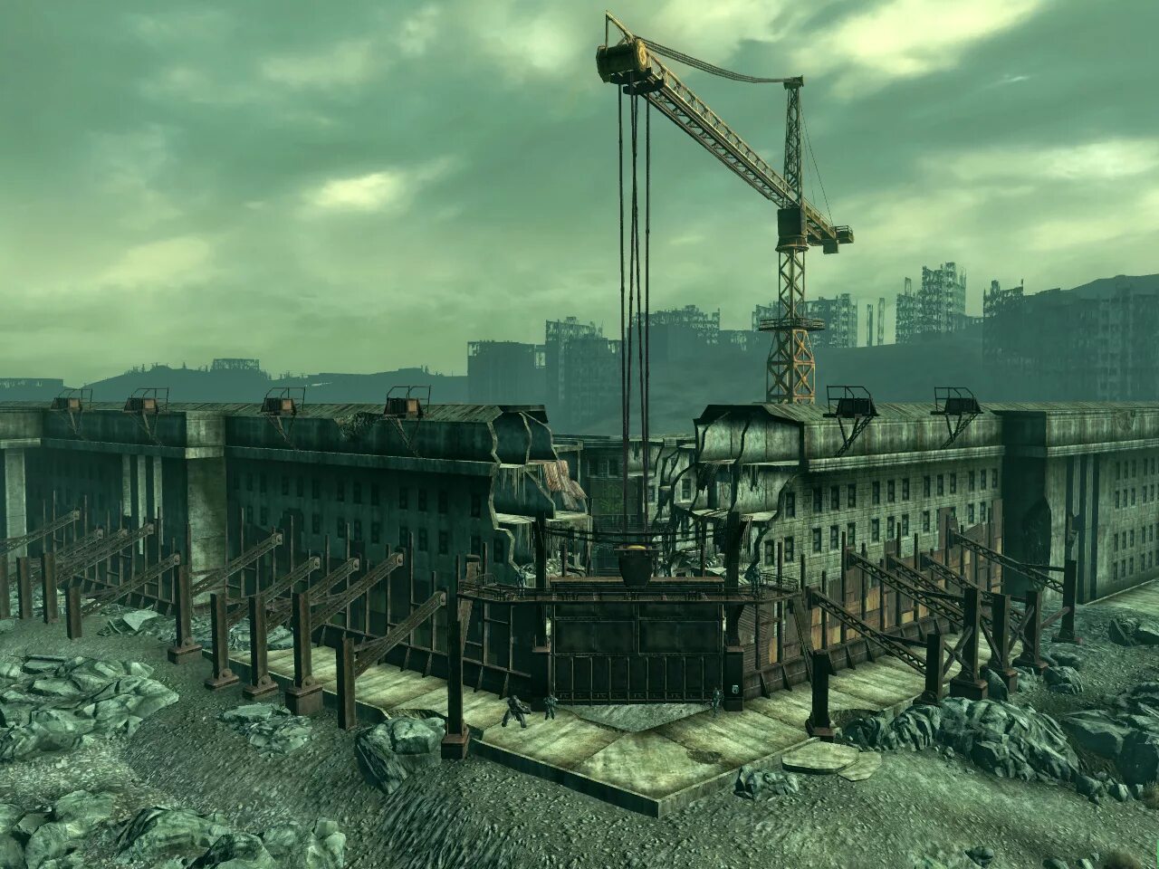 Fallout 3 версии. Цитадель фоллаут 3. база fallout 3. пентагон фоллаут 3. цитадель fallout 3 внутри.