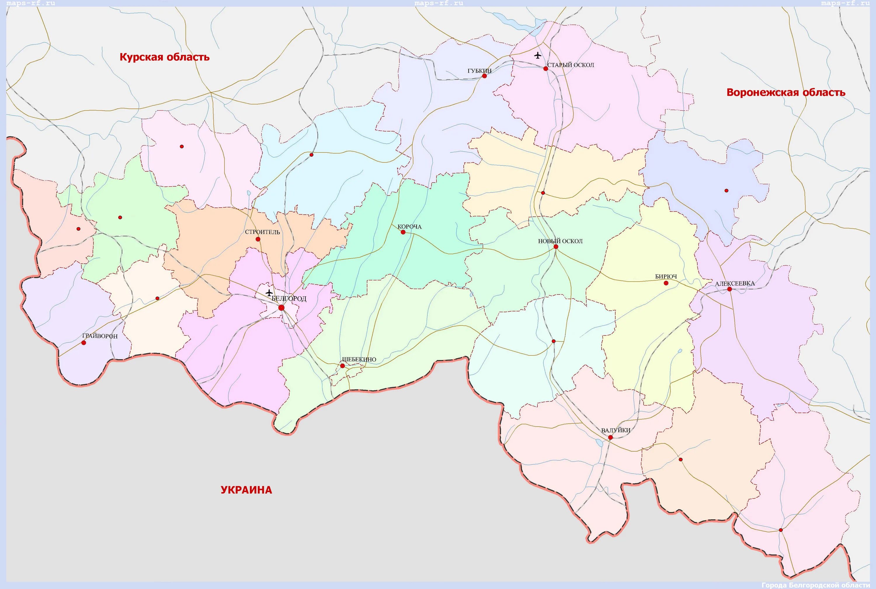 С чем граничит белгородская область с украиной. Красный октябрь Белгородского района Белгородской области на карте. Белгород на карте Белгородской области на карте. Карта Белгородской области по районам. Карта Белгород обл по районам.