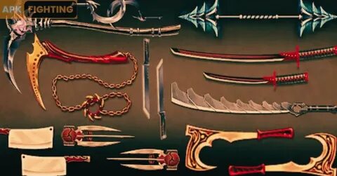 Shadow fight лучшие оружия
