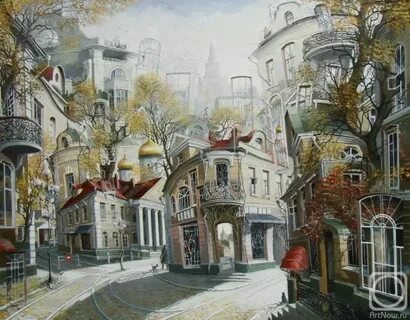 Картина город москва