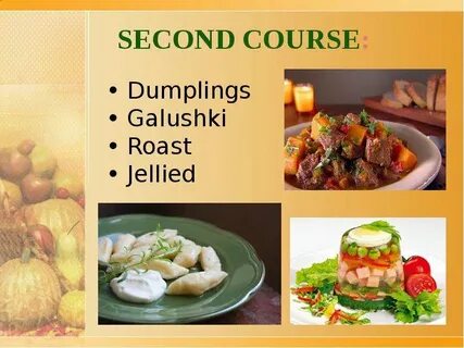 The second course