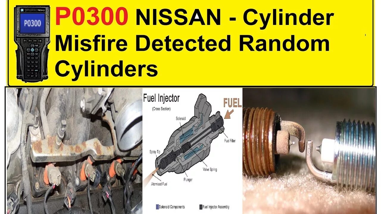 Random detect. P0300 nissan. misfire cylinder 1. p0300 ниссан патрол. cylinder misfire detected.