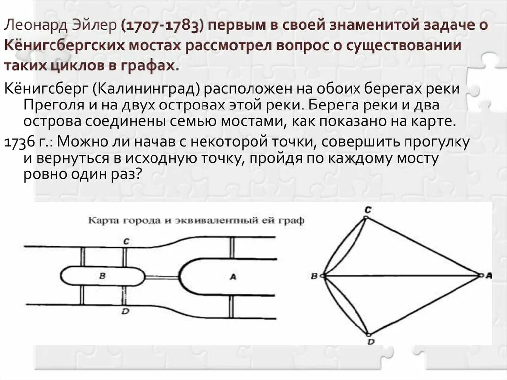 Задача эйлера о мостах. Задача о кенигсбергских мостах решение. эйлерова задача. задача с мостами.