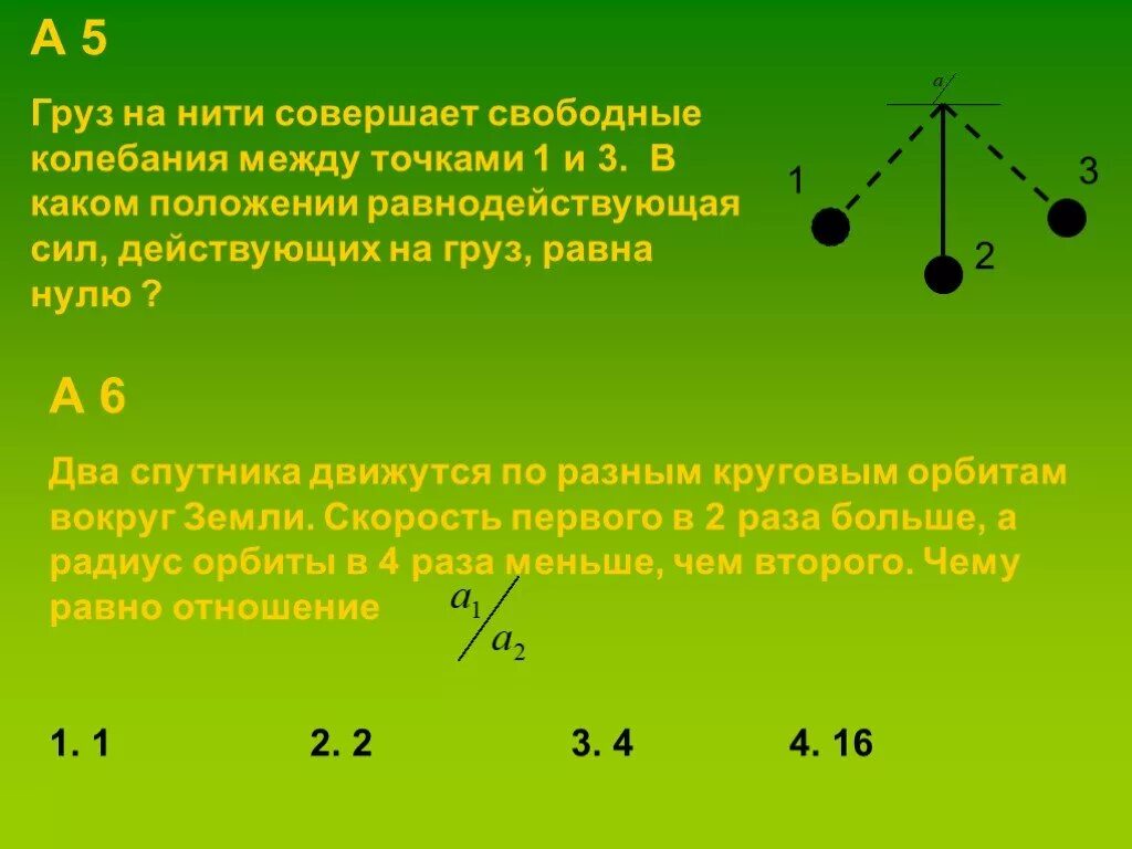 1 точка 3.3. Груз на нити совершает свободные колебания между точками. Равнодействующая сила равна нулю. Груз на нити совершает свободные колебания. Свободные колебания груза на нити.