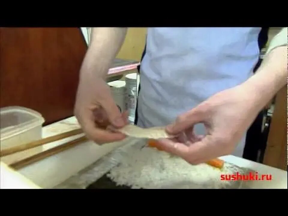 Готовим роллы видео. Готовим роллы видео