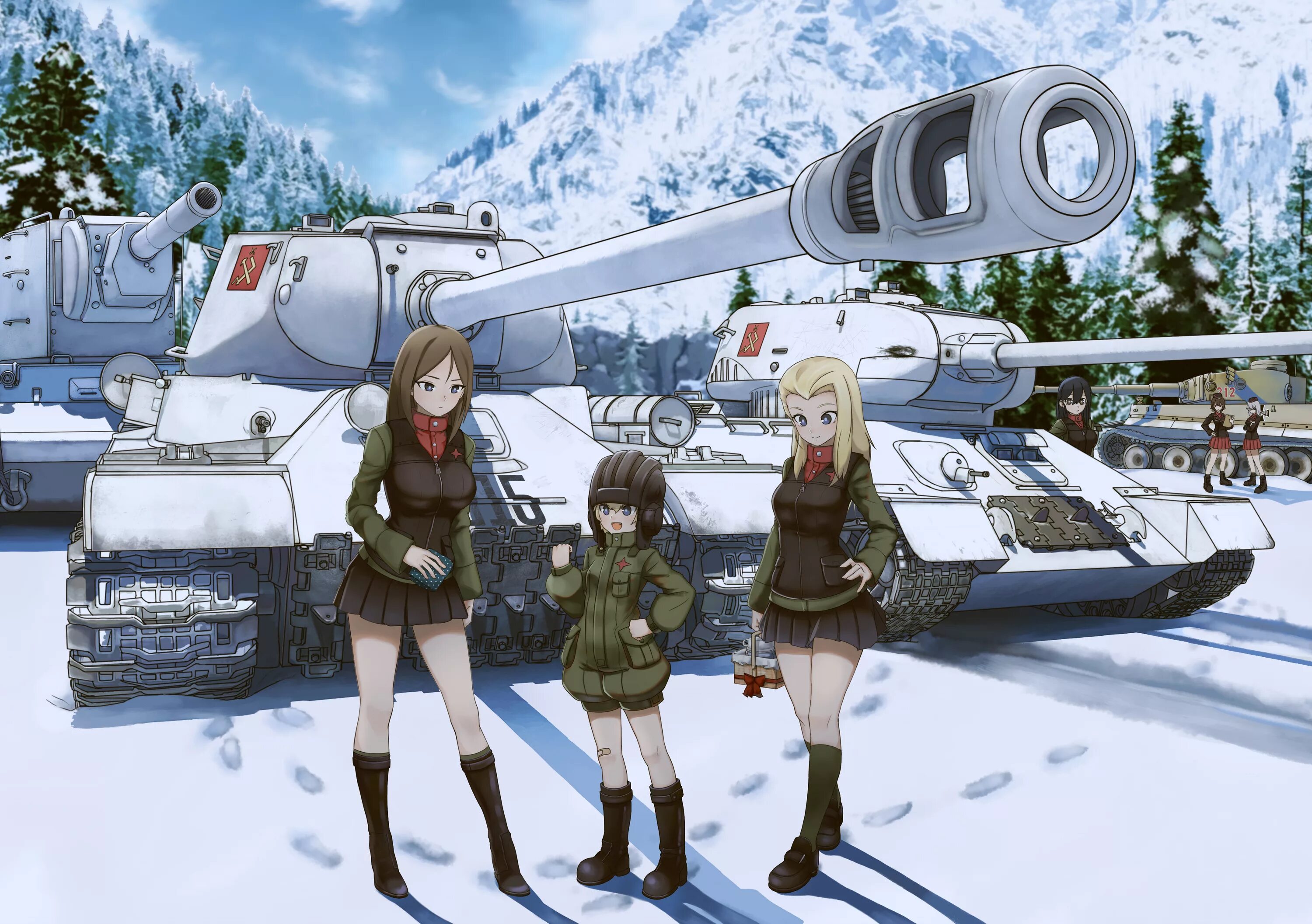 Эрика итсуми аниме. Девушки и танки 2023. Girls und panzer танк михо. Аниме танкистки кей. Элис шимада girls und panzer centurion.