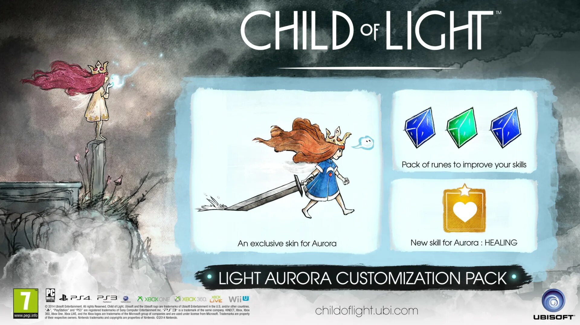 Child of Light. Child of Light Постер. Child of Light Aurora. Child of Light (2014).