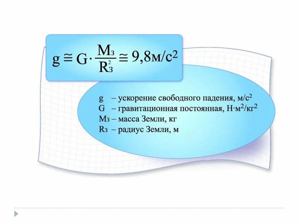 Ускорение 9.8. Как вычислить ускорение свободного падения формула. Формула нахождения ускорения свободного падения. Формула ускорения свободного падение 8 класс. G GM/r2.