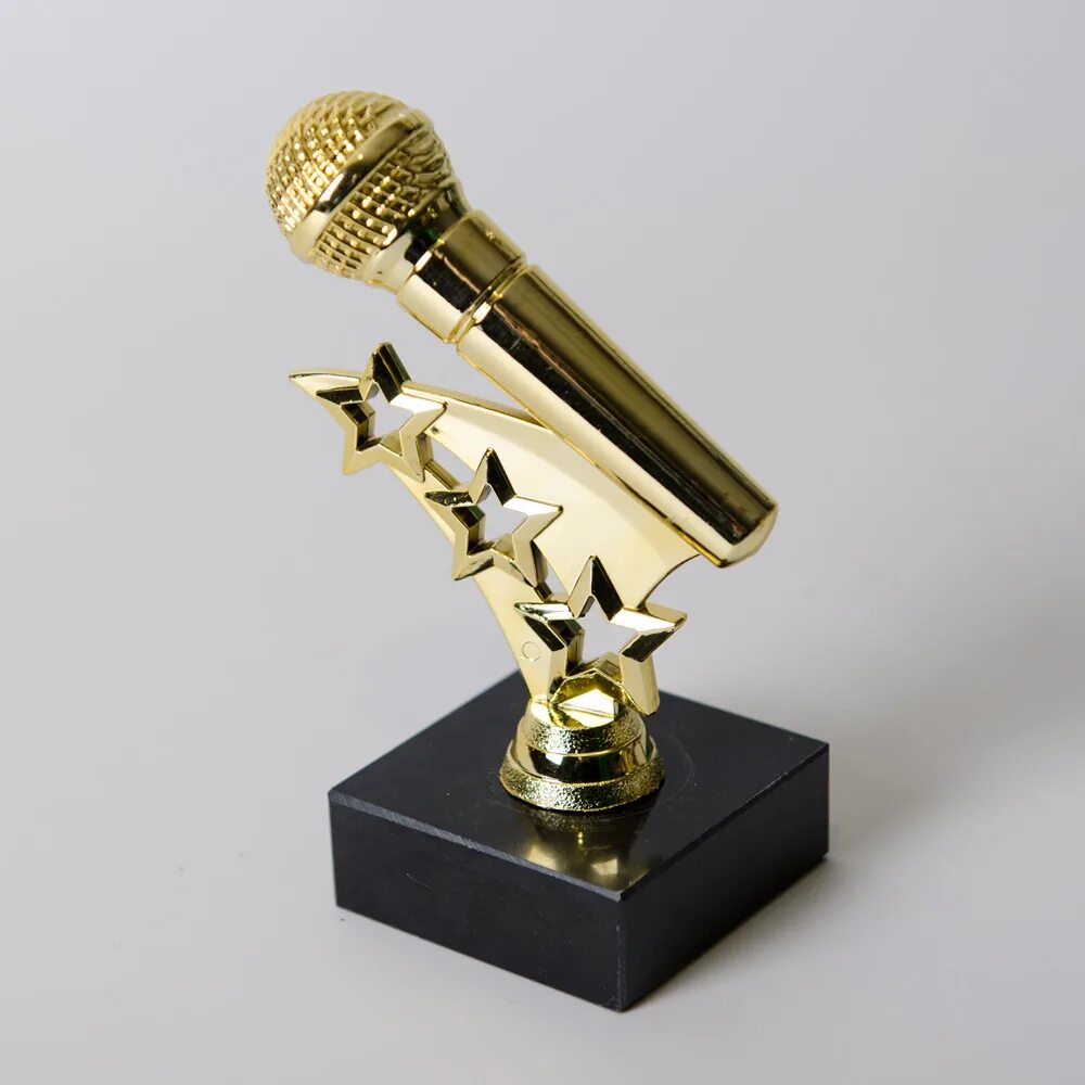 Награда певцу. Микрофон h1n2609. Сувенирный микрофон. Статуэтка микрофон. Статуэтка в виде микрофона.
