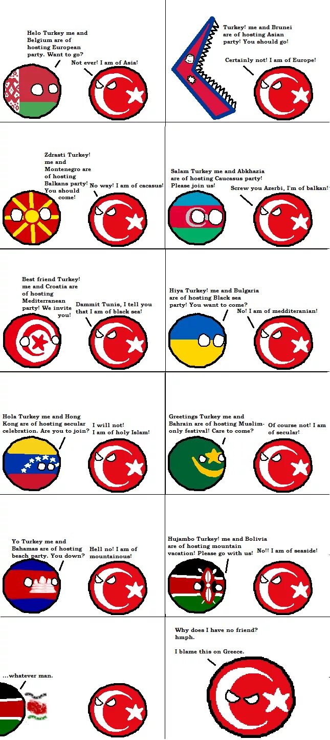 Did turkey. Турция Polandball. Countryballs Турция. Countryballs Россия и Турция. Евразийство Polandball.