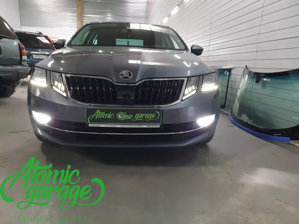 Octavia a7 led. Skoda a7 led. светодиодные птф octavia a7 fl. лампа птф skoda octavia a7.