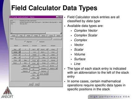 Data calculator