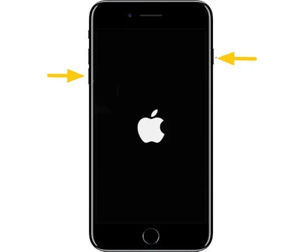 Айфон 7 hard reset. Жесткая перезагрузка айфон 7. DFU iphone 7 кнопки. Кнопка сброса на айфоне. Выключаешь айфон включается