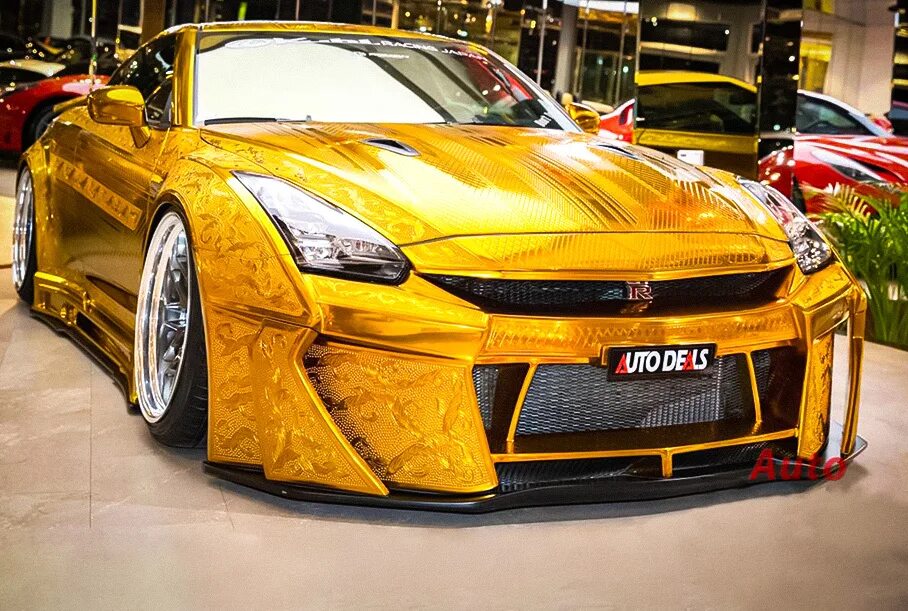 Gold car