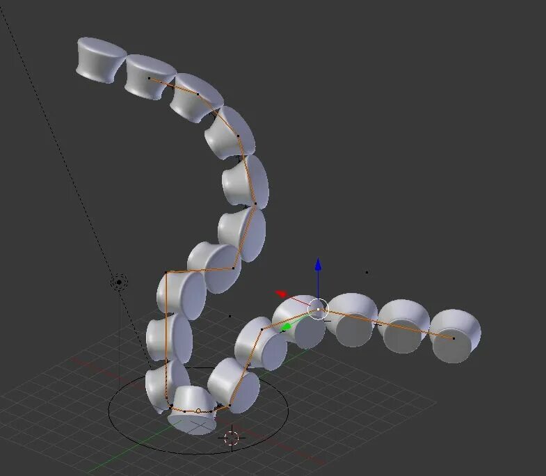 Array curve. Гусеницы в блендер. бусы в blender. модификатор array. array в блендере.