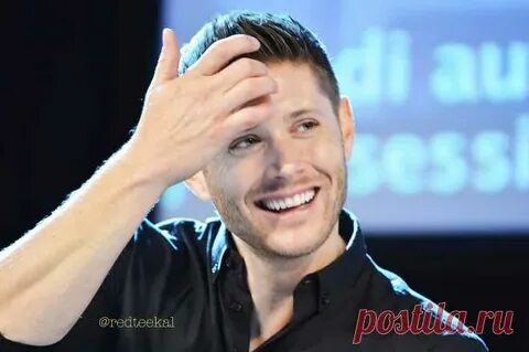 He smiles