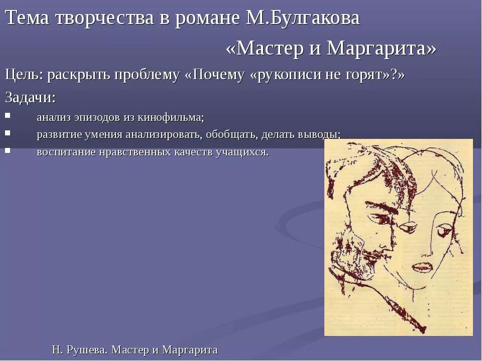 Образ мастера в романе сочинение