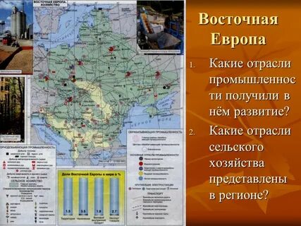 Отрасли сельского хозяйства восточной европы