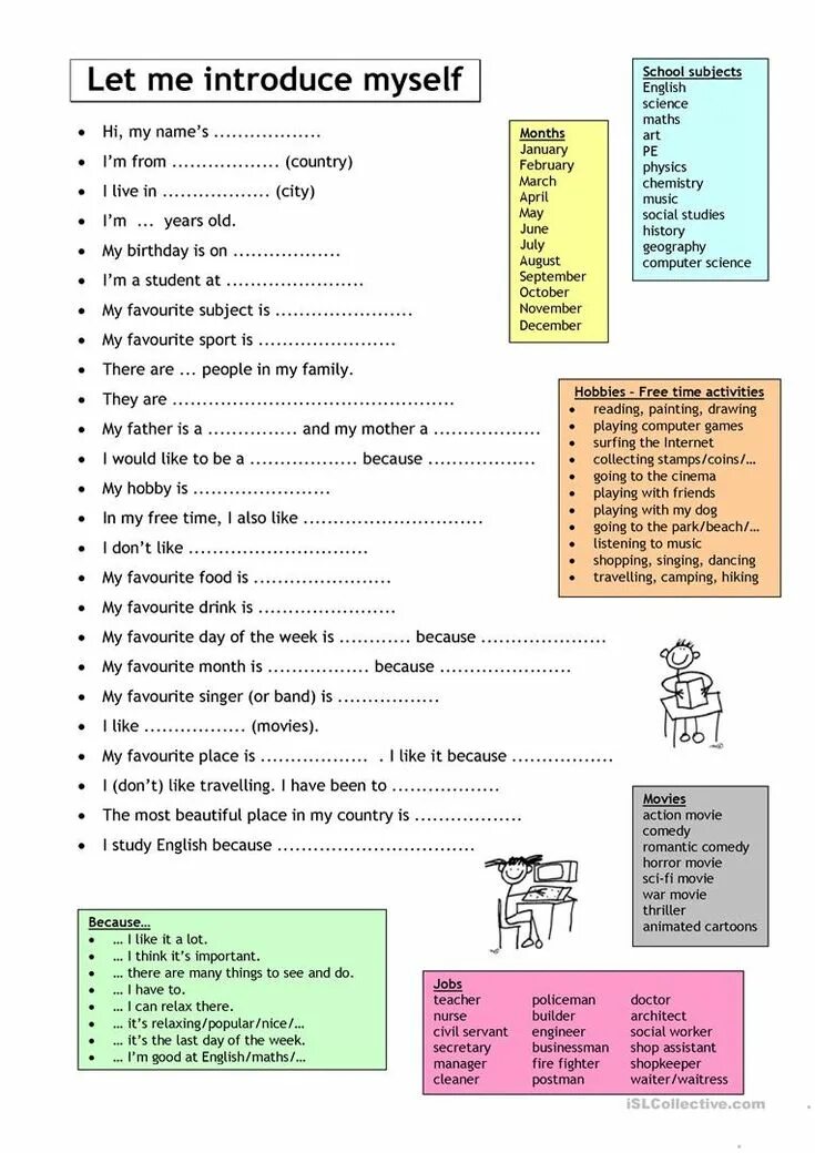 Let me introduce myself карточка. Английский introduce yourself. Let me introduce myself 1 класс Worksheets. About myself английский язык for Kids English.