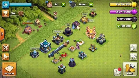 Null clash of clans последняя версия