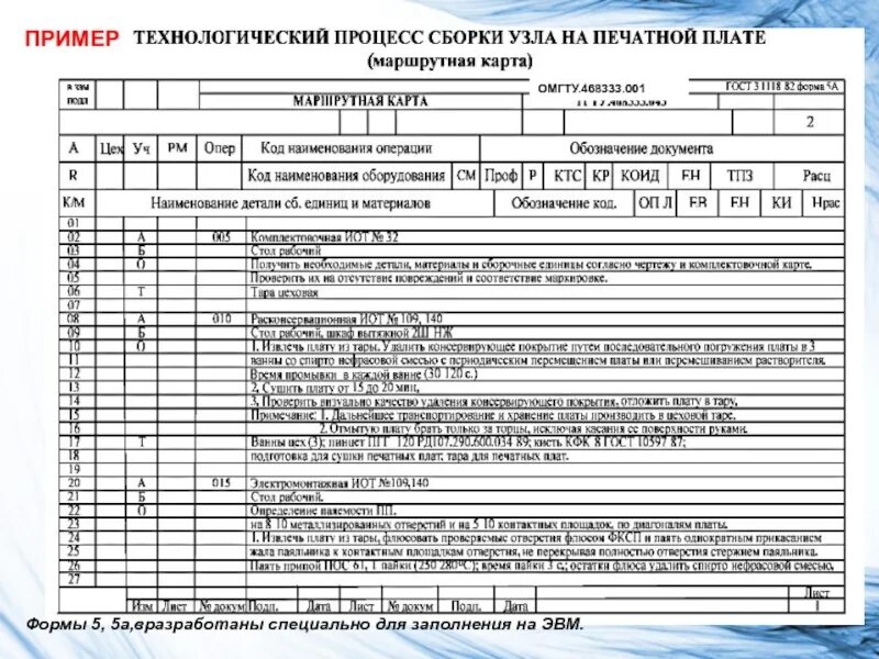 Маршрутно операционный процесс. Техпроцесс сборки маршрутно Операционная карта. Маршрутная карта сборки печатной платы. Маршрутно Операционная карта пример. Операционная карта технологического процесса.