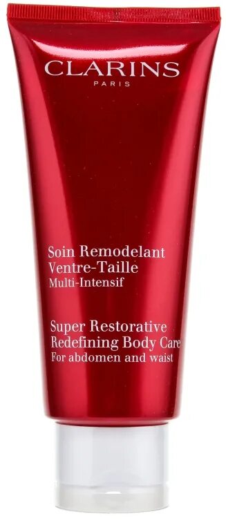 Clarins soin. Clarins крем для тела. clarins тело бренда. super restorative redefining body care 200. gel aminqisant remodelant a l alque marine.