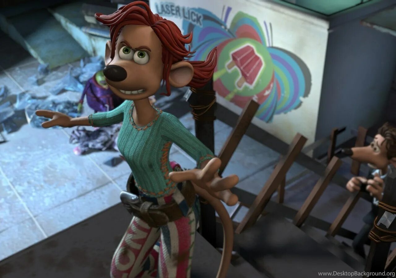 Flushed away. Смывайся 2006 Родди.