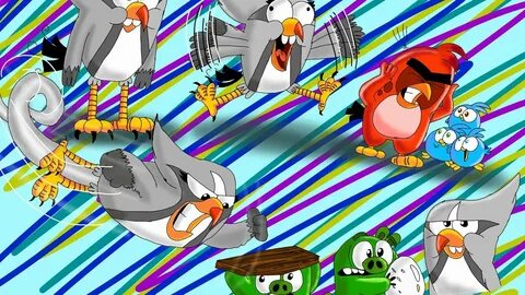 Silver angry birds