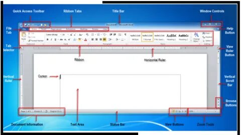 Интерфейс word 2010