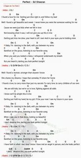 Ed sheeran аккорды для гитары