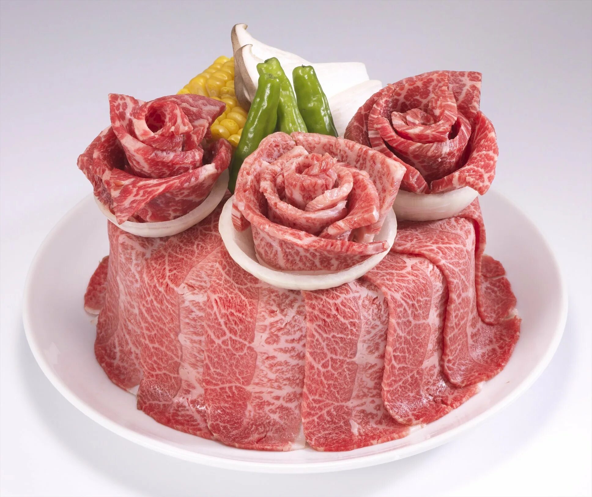 Meat flower