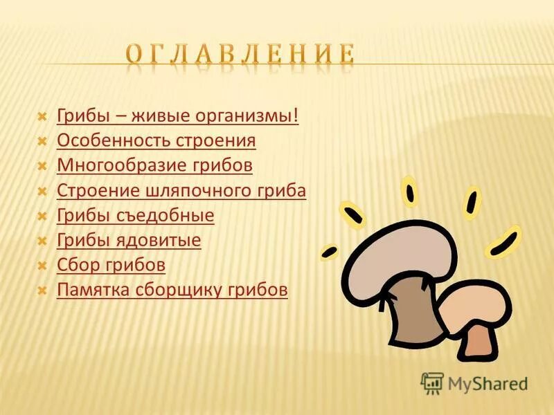 Многообразие и значение грибов 5 класс презентация