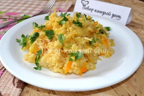 Пшено с капустой