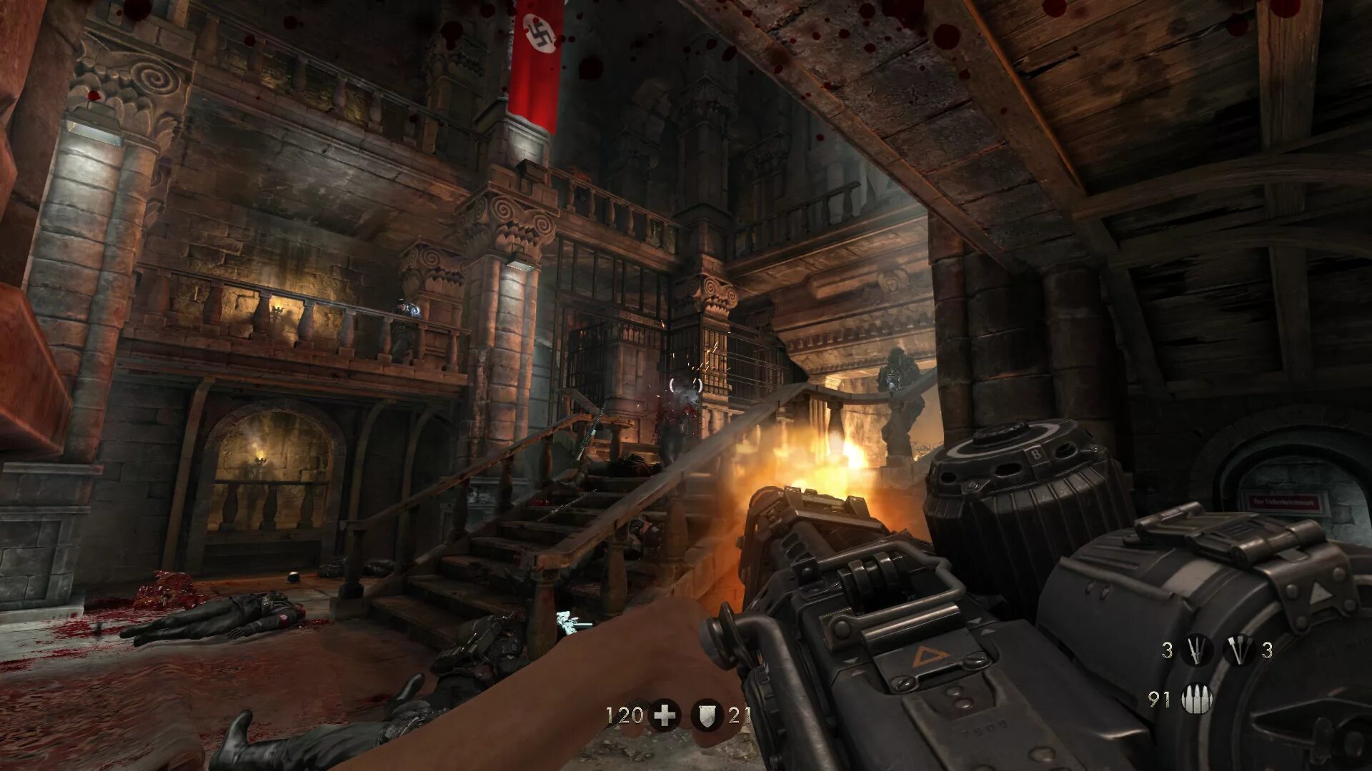 Прохождение вольфенштайн олд. Wolfenstein old blood поезд. вольфенштайн олд блуд вагон. вольфенштайн олд блуд погреб.