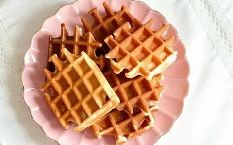 Венские вафли на маргарине в вафельнице