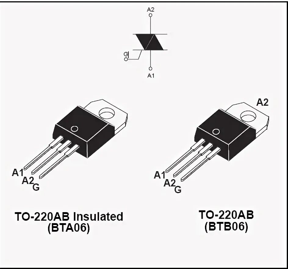 Bta06 600c схема включения Bta06 600c схема включения