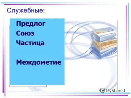 Союзы 4 класс