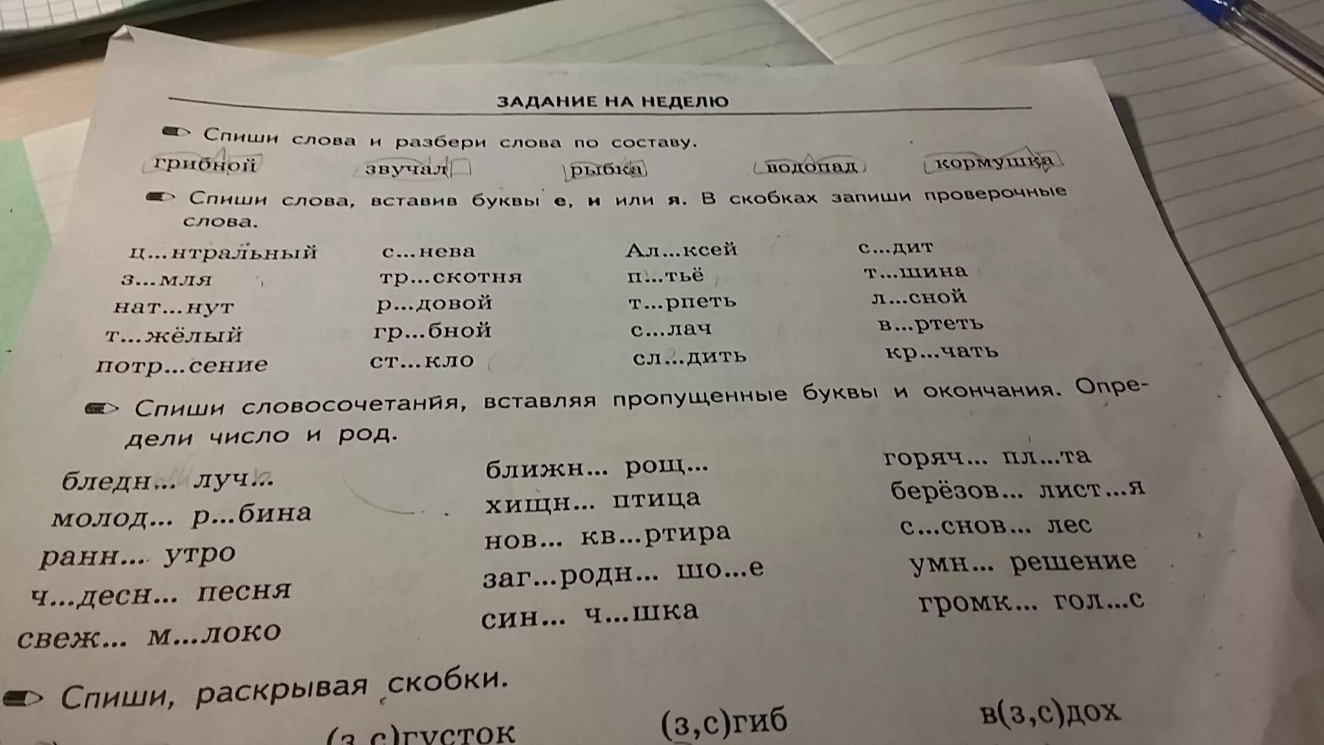 Проверочное слово к слову пятно. Спиши слова. Вставь буквы. Русский язык проверочные слова. Вставь букву е или и.