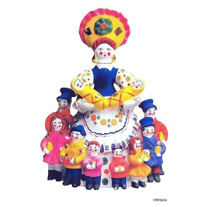 Дымковская игрушка кормилица. Дымковская няня с младенцем. Дымковская барыня нянька. Дымковская игрушка нянюшка. Глиняная игрушка барыня дымковская.