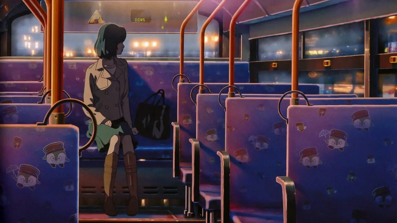 Lo fi music. Поезд внутри Макото Синкай. Макото Синкай вагон метро аниме. Макото Синкай еда. Аниме автобус.
