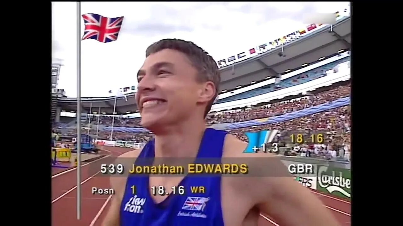 Тройной прыжок мужчины. Джонатан Эдвардс. Джонатан Эдвардс мировой рекорд. Jonathan Edwards тройной прыжок. Мировой рекорд тройной прыжок.