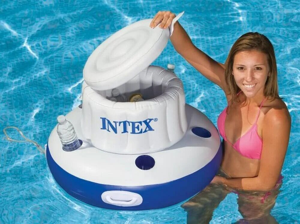Плавающий нагреватель для бассейна. Бар плавающий intex. надувной бар интекс. надувной бар для бассейна intex. 56822 intex.